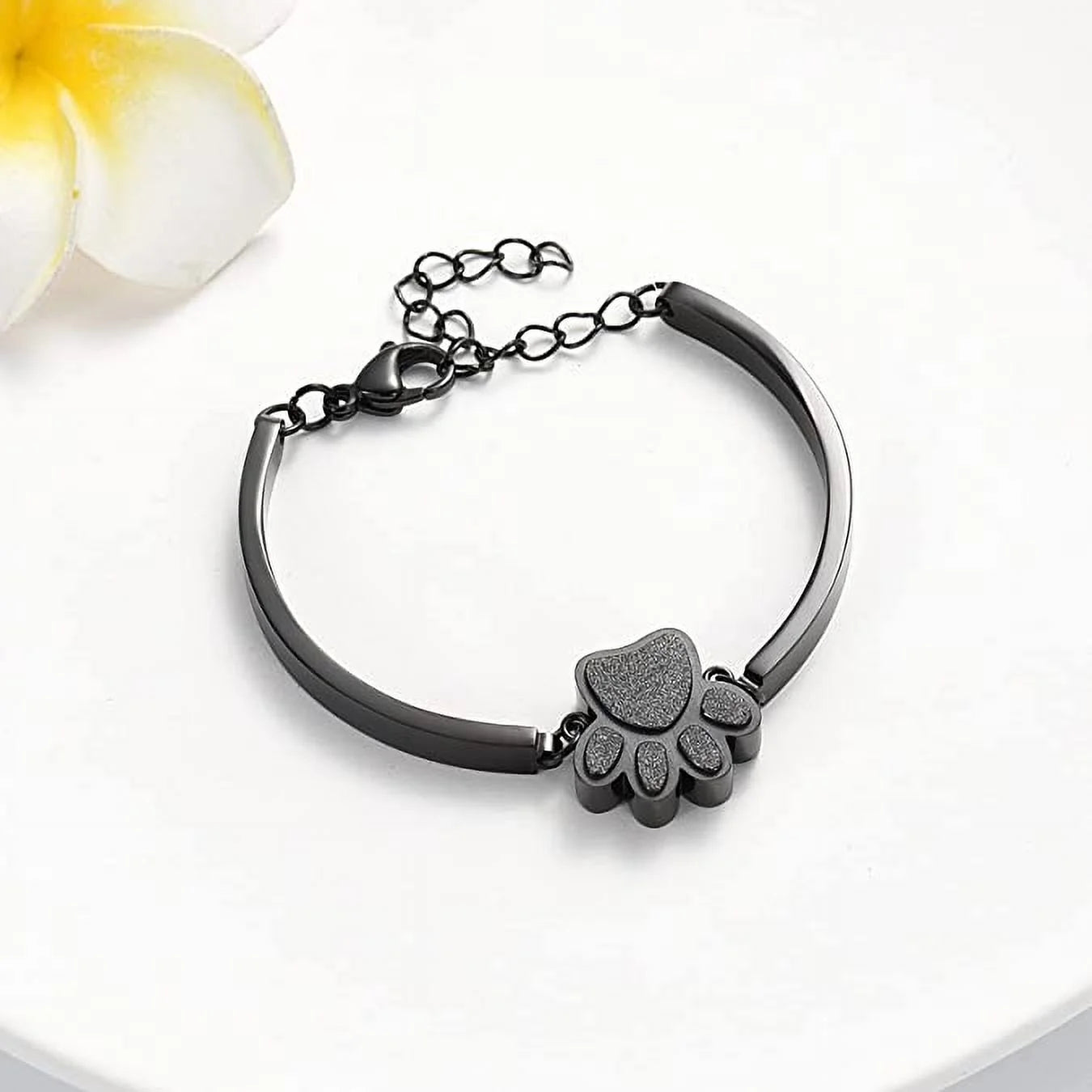 Joyería De Cremación De Mascotas Para Cenizas Para Perro/Gato, Pulsera De Urna De Recuerdo Para Mujer Y Hombres, Regalo Conmemorativo De Acero Inoxidable Para La Pérdida De Un Querido Amigo Peludo Con Kit De Relleno Y Caja De Regalo